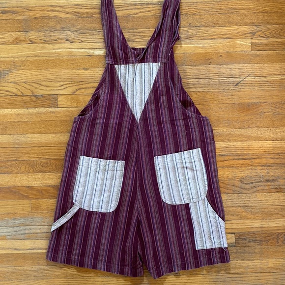 Boho Overall Shorts Sz Sm/Med - Picture 4 of 10